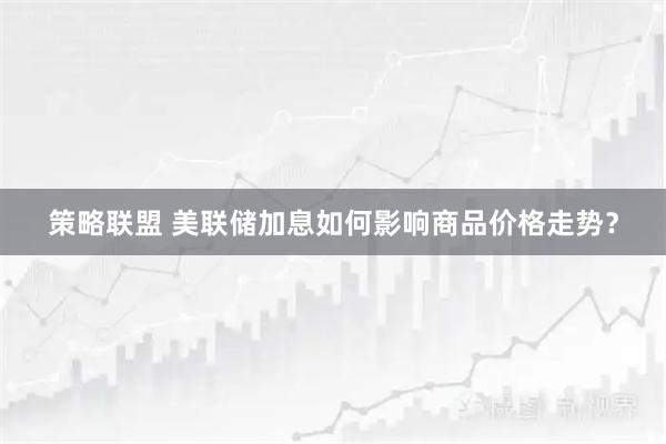 策略联盟 美联储加息如何影响商品价格走势？